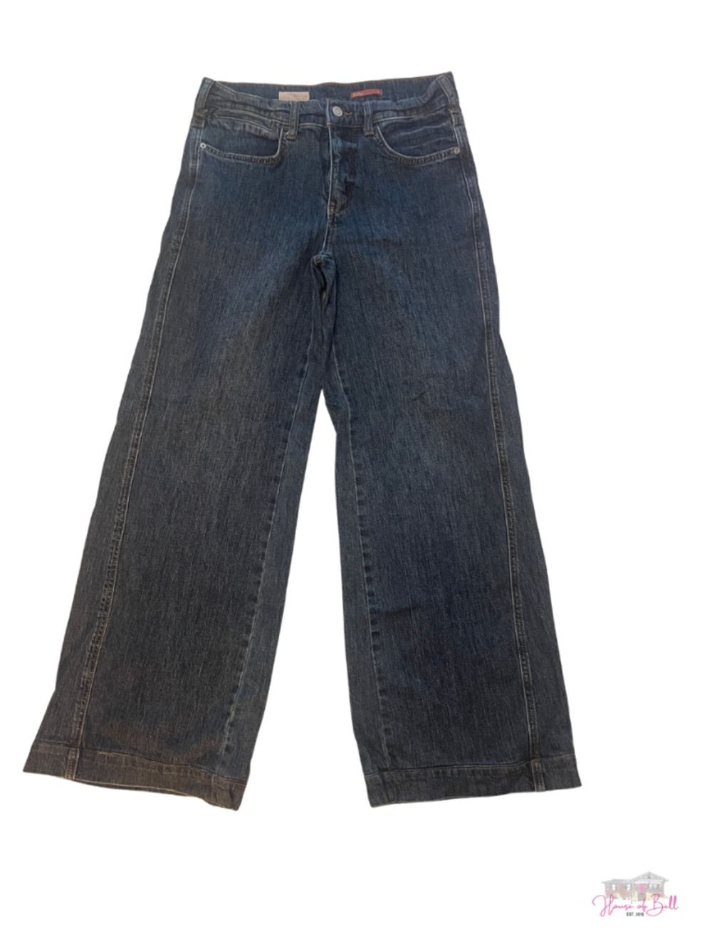 Anthropologie Pilcro & The Letterpress Wide Leg Jeans Size 27 Dark Wash